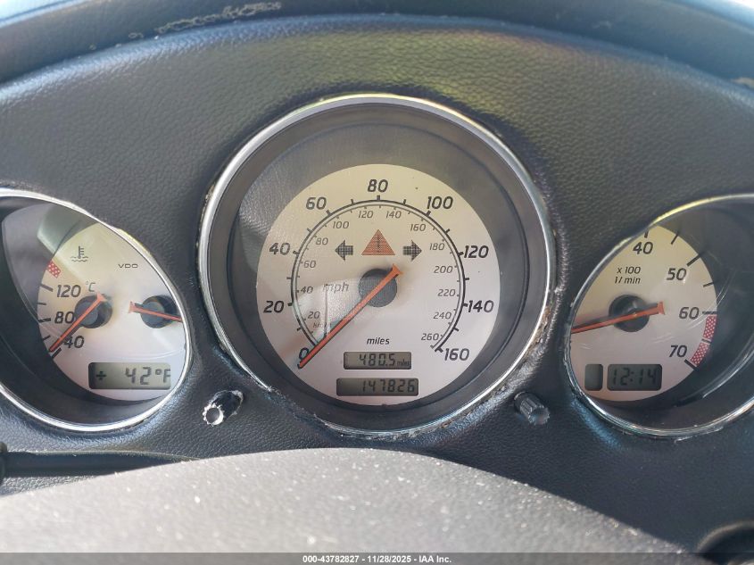 2001 Mercedes-Benz Slk 320 VIN: WDBKK65F01F202756 Lot: 43782827