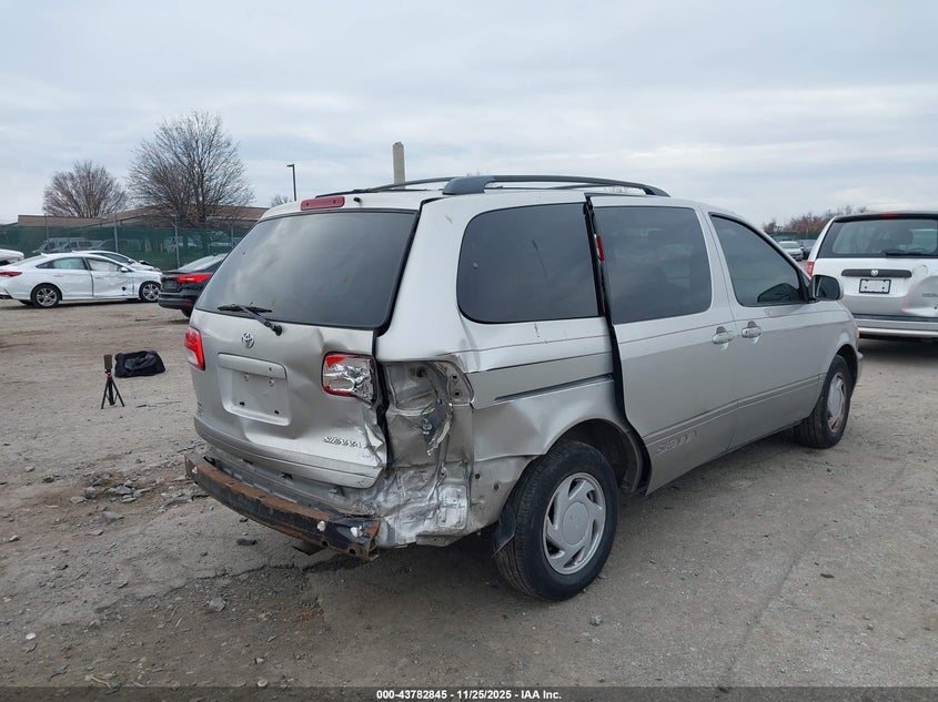 2002 Toyota Sienna Le/Xle VIN: 4T3ZF13C02U436315 Lot: 43782845