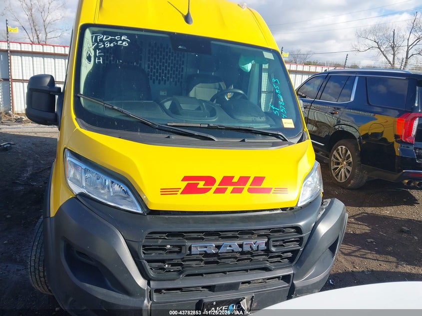 2023 Ram Promaster 1500 High Roof 136 Wb VIN: 3C6LRVBG1PE515477 Lot: 43782853