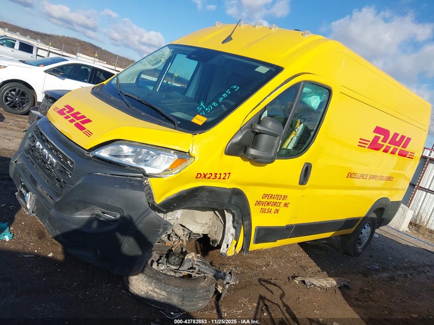 2023 Ram Promaster 1500 High Roof 136 Wb VIN: 3C6LRVBG1PE515477 Lot: 43782853