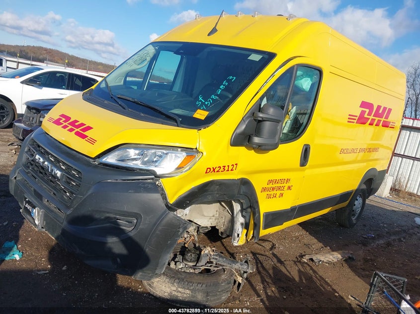 2023 Ram Promaster 1500 High Roof 136 Wb VIN: 3C6LRVBG1PE515477 Lot: 43782853