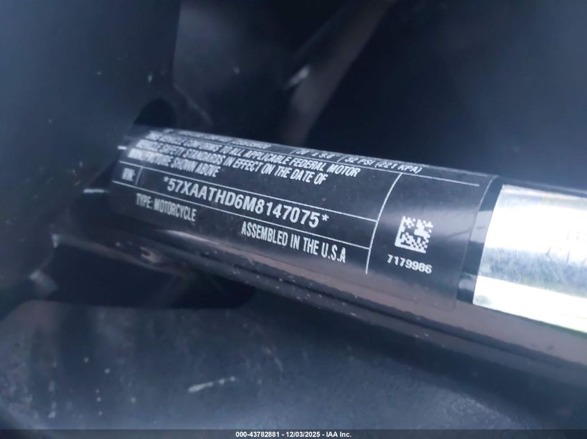 2021 Polaris Slingshot S With Technology Package VIN: 57XAATHD6M8147075 Lot: 43782881