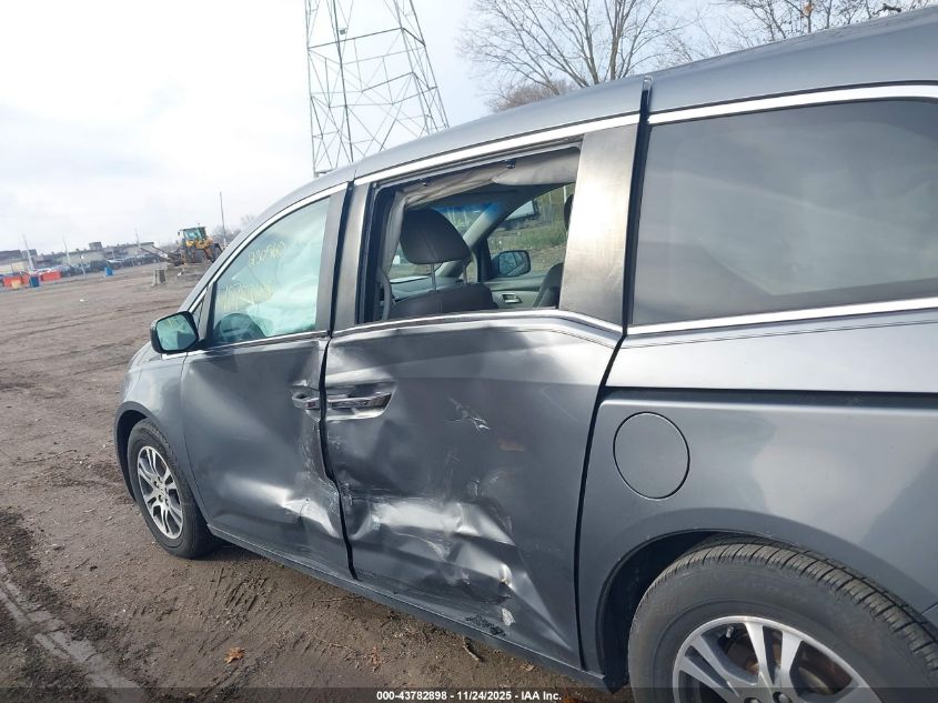 2012 Honda Odyssey Ex-L VIN: 5FNRL5H68CB044175 Lot: 43782898