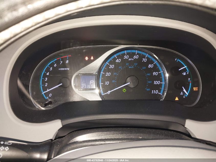 2013 Toyota Sienna Xle V6 8 Passenger VIN: 5TDYK3DC7DS288704 Lot: 43782946