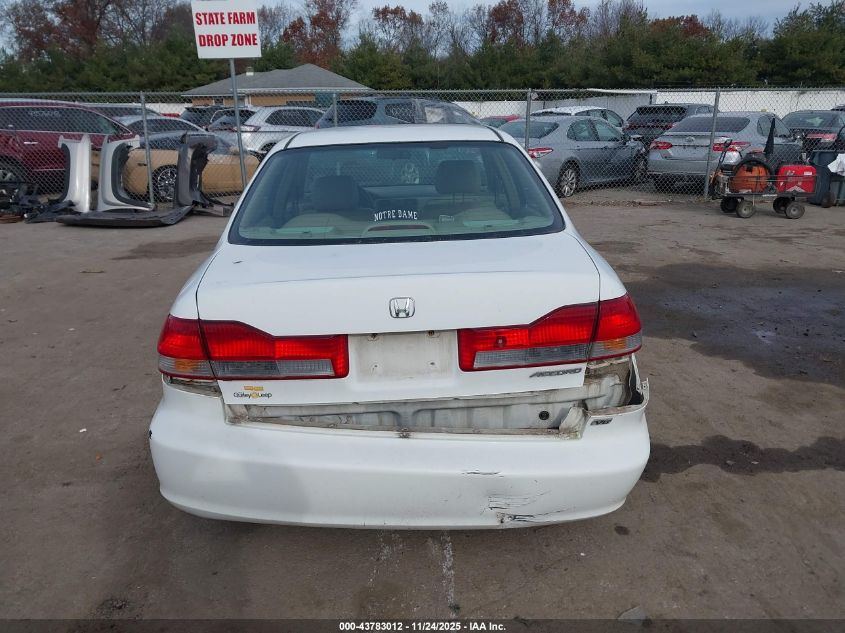 2002 Honda Accord 3.0 Ex VIN: 1HGCG16522A041004 Lot: 43783012