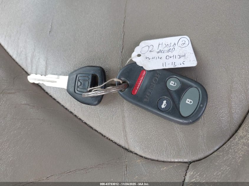 2002 Honda Accord 3.0 Ex VIN: 1HGCG16522A041004 Lot: 43783012