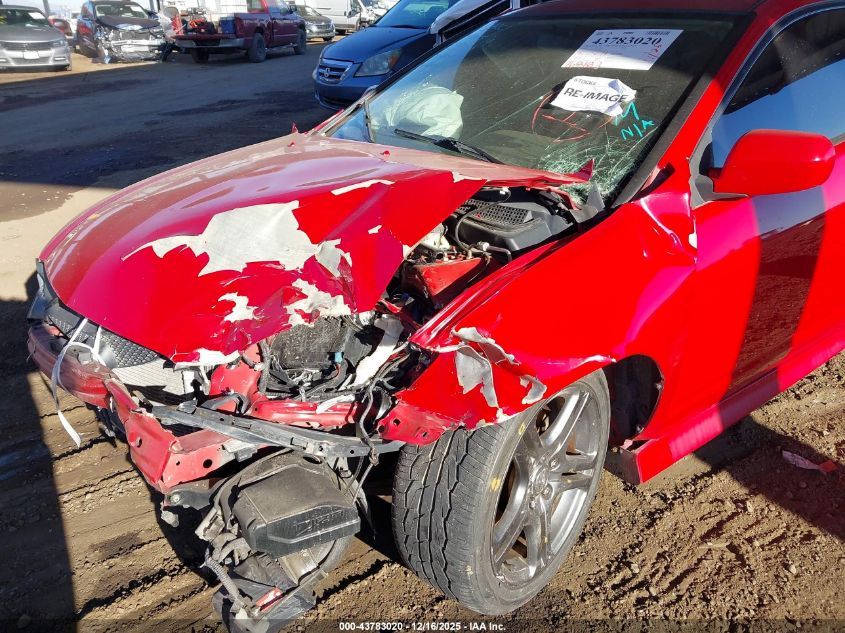 2005 Acura Rsx Type S VIN: JH4DC53015S016655 Lot: 43783020