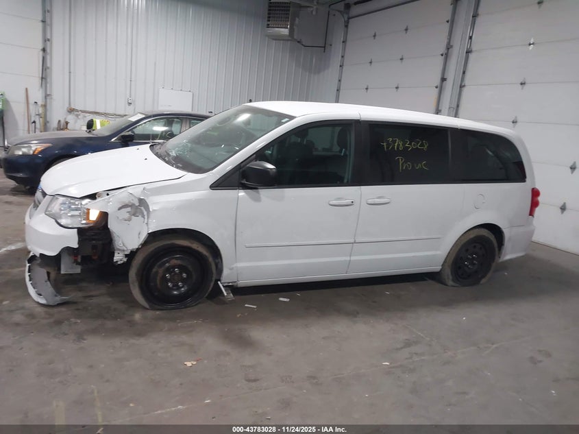2016 Dodge Grand Caravan Se VIN: 2C4RDGBG9GR114321 Lot: 43783028