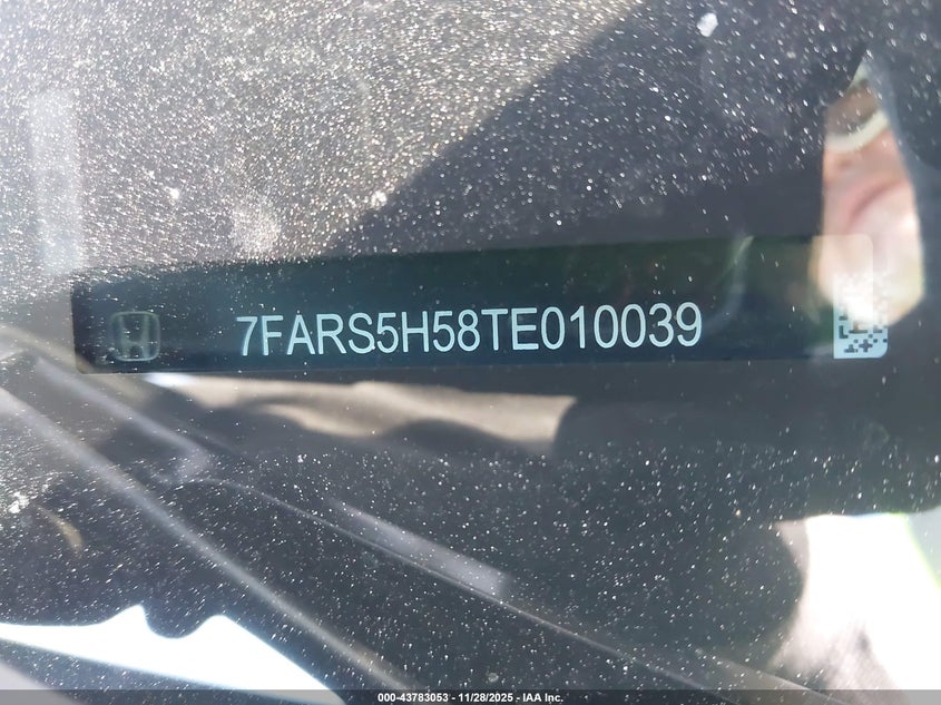 2026 Honda Cr-V Hybrid 2Wd Sport VIN: 7FARS5H58TE010039 Lot: 43783053