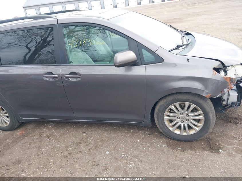 2014 Toyota Sienna Xle V6 8 Passenger VIN: 5TDYK3DC4ES444473 Lot: 43783066
