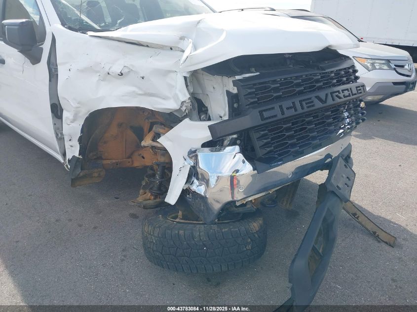 2021 Chevrolet Silverado 1500 2Wd Standard Bed Wt VIN: 1GCRWAEF1MZ323130 Lot: 43783084