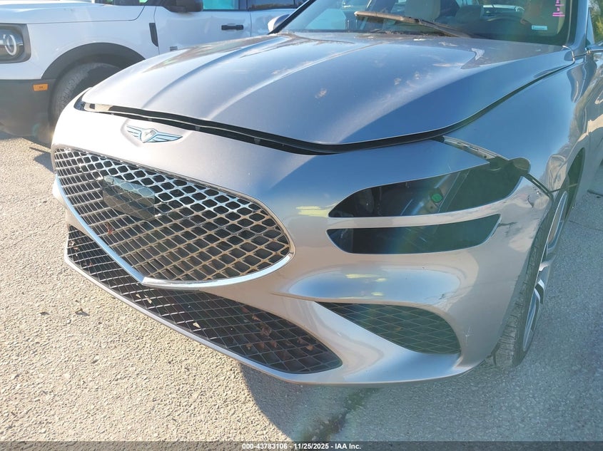 2025 Genesis G70 2.5T Awd VIN: KMTG34SC6SU152365 Lot: 43783106