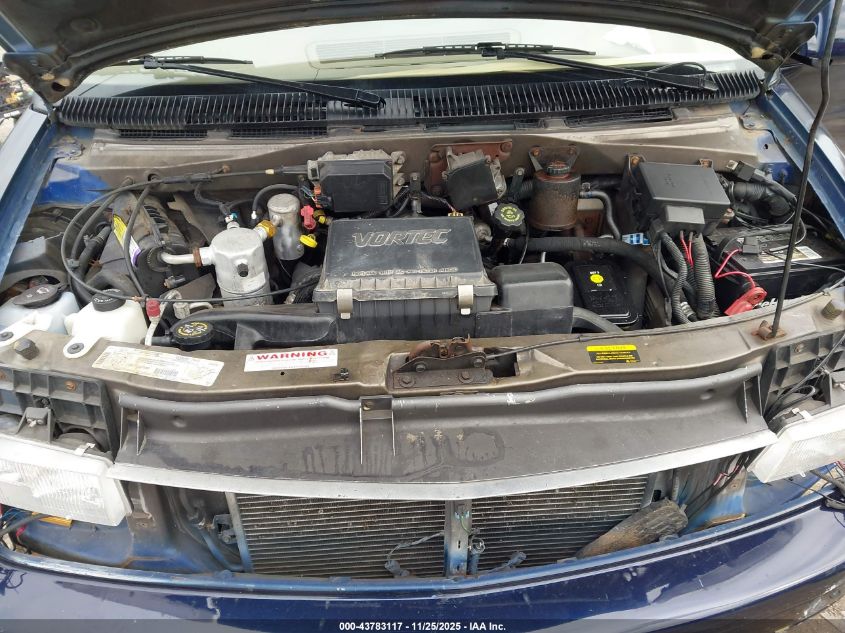 2002 GMC Safari Sl VIN: 1GTDM19XX2B507653 Lot: 43783117