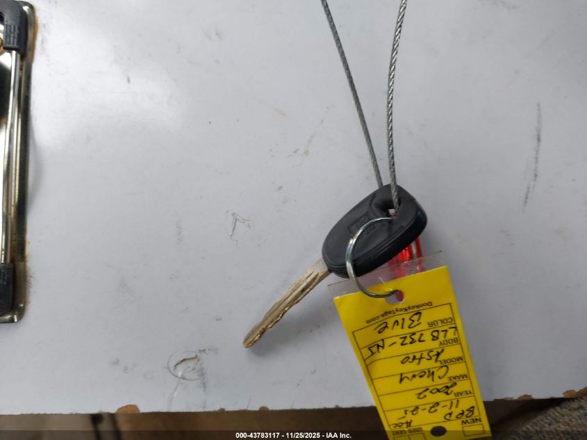 2002 GMC Safari Sl VIN: 1GTDM19XX2B507653 Lot: 43783117