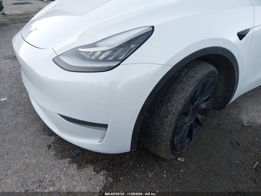 2022 Tesla Model Y Long Range Dual Motor All-Wheel Drive VIN: 7SAYGDEEXNA019609 Lot: 43783122