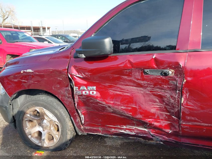 2018 Ram 1500 Tradesman 4X2 5'7 Box VIN: 1C6RR6KG2JS296629 Lot: 43783135