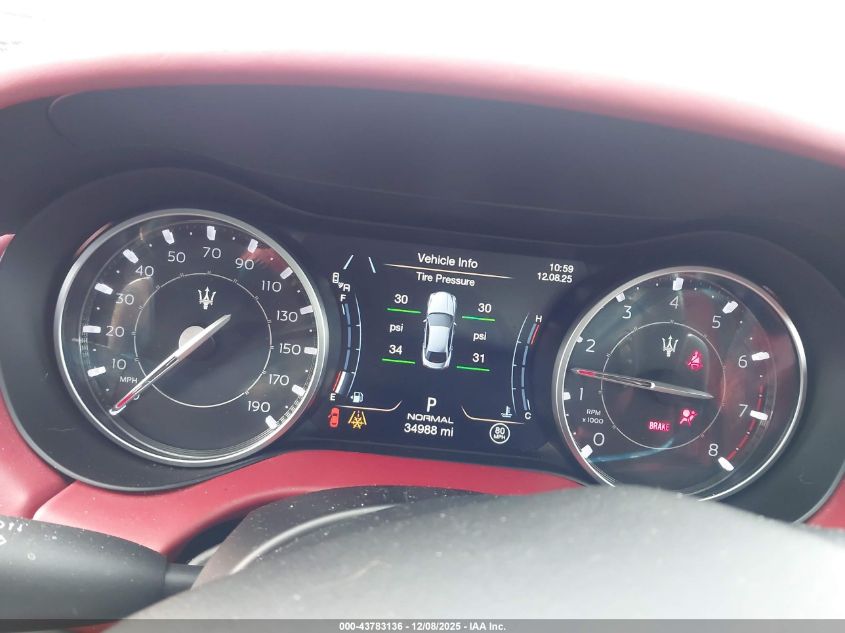 2023 Maserati Ghibli Modena Q4 VIN: ZAM57YTM1PX411628 Lot: 43783136