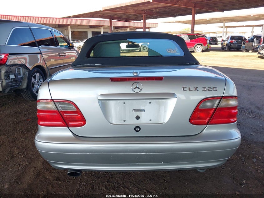 2001 Mercedes-Benz Clk 320 VIN: WDBLK65G01T070077 Lot: 43783188