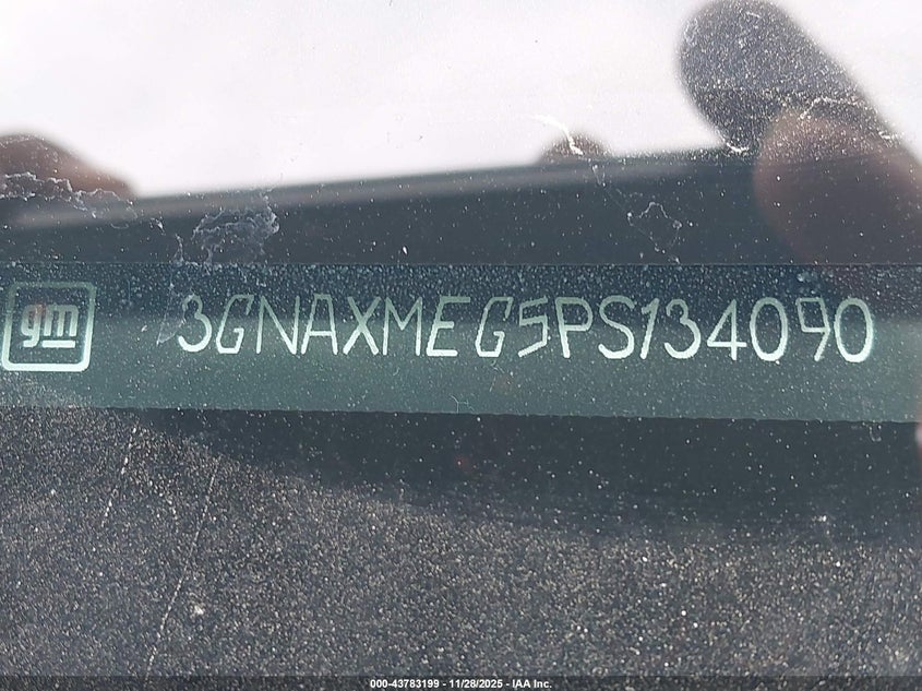 2023 Chevrolet Equinox Fwd Rs VIN: 3GNAXMEG5PS134090 Lot: 43783199