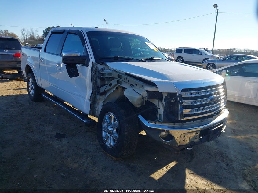 2013 Ford F-150 Lariat VIN: 1FTFW1EF8DFB73313 Lot: 43783202