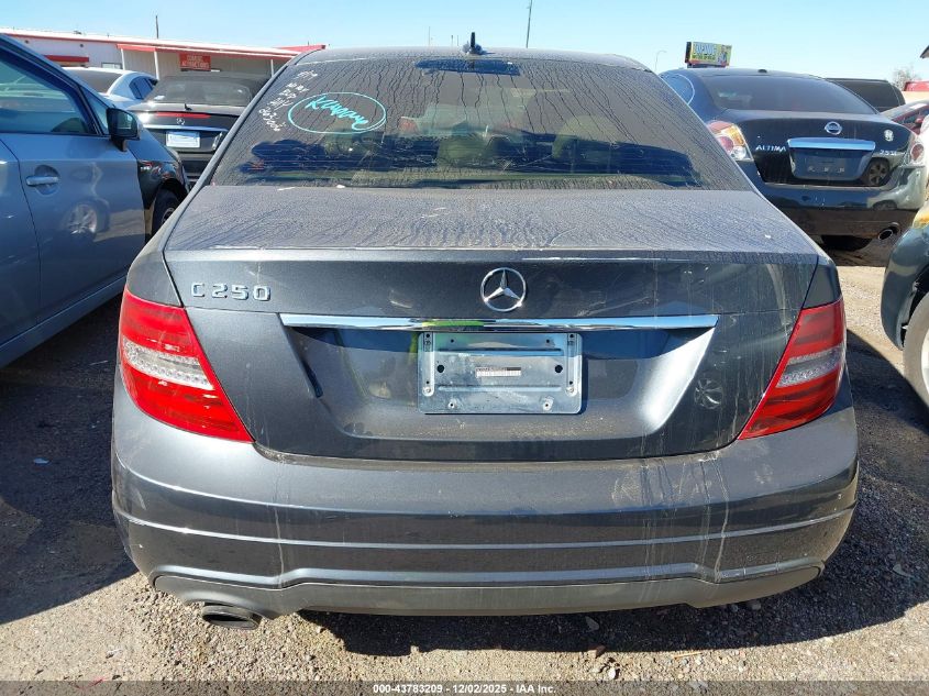 2013 Mercedes-Benz C 250 Sport VIN: WDDGF4HB4DR263626 Lot: 43783209