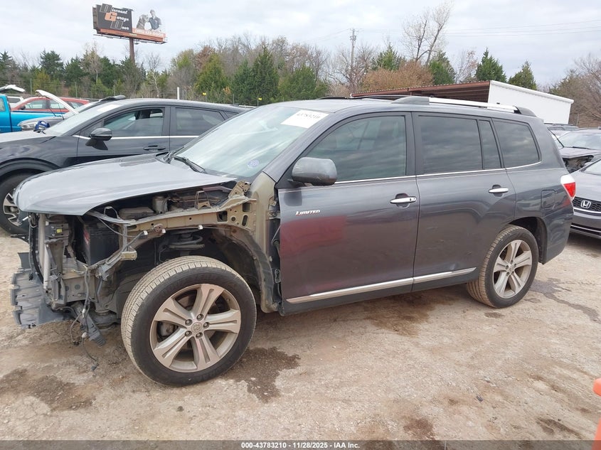 2012 Toyota Highlander Limited V6 VIN: 5TDDK3EH3CS160287 Lot: 43783210