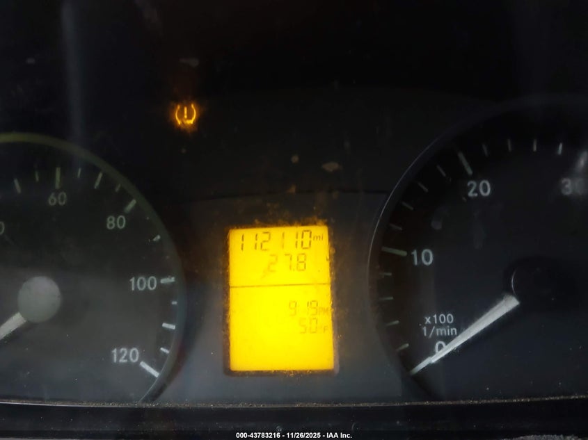 2013 Mercedes-Benz Sprinter 2500 Normal Roof VIN: WD3PE7CCXD5796080 Lot: 43783216