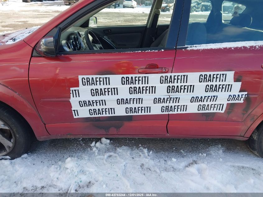 2004 Pontiac Vibe VIN: 5Y2SL62814Z407140 Lot: 43783244