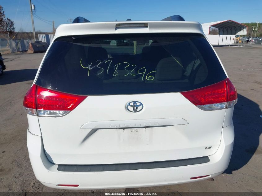 2011 Toyota Sienna Le V6 VIN: 5TDKK3DC0BS089707 Lot: 43783296