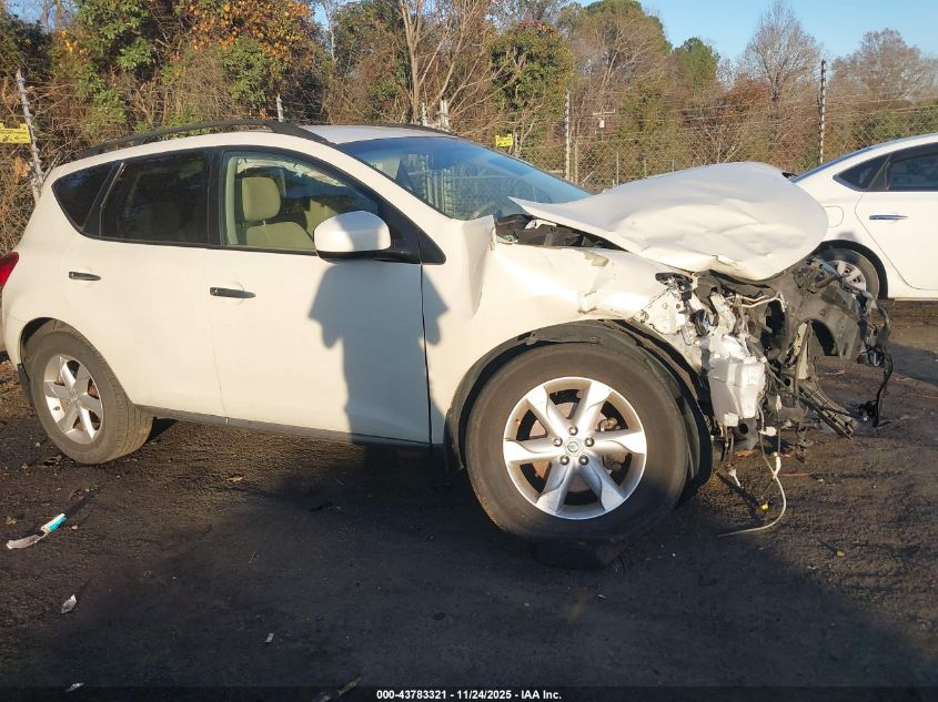 2009 Nissan Murano Sl VIN: JN8AZ18U89W022737 Lot: 43783321