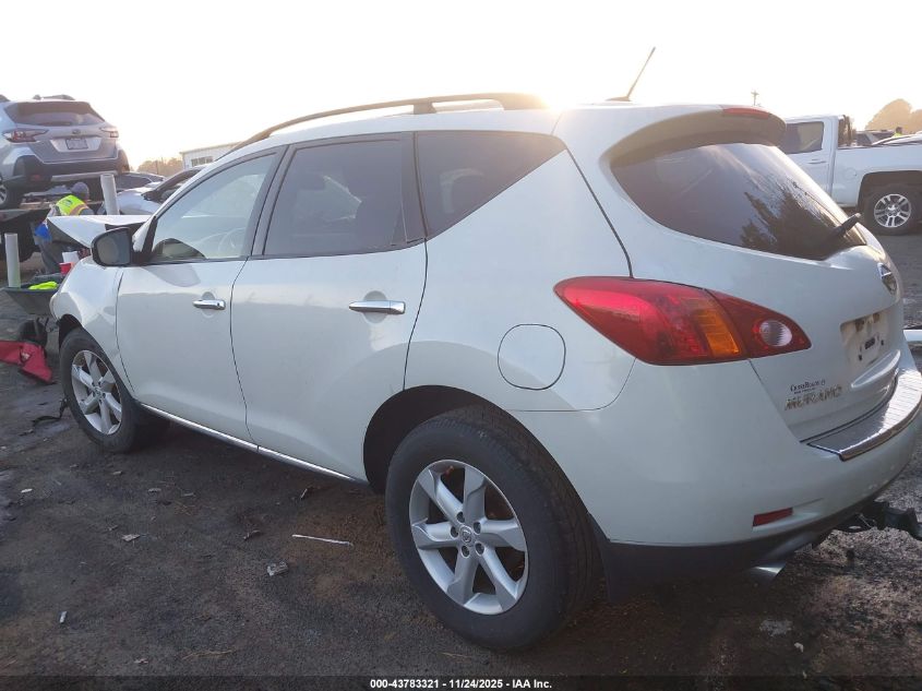 2009 Nissan Murano Sl VIN: JN8AZ18U89W022737 Lot: 43783321