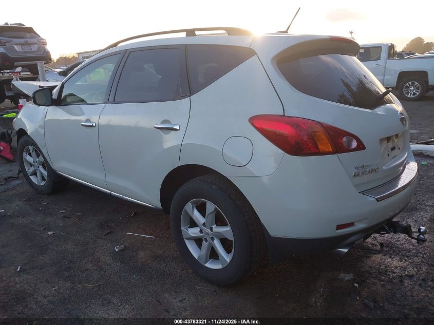 2009 Nissan Murano Sl VIN: JN8AZ18U89W022737 Lot: 43783321