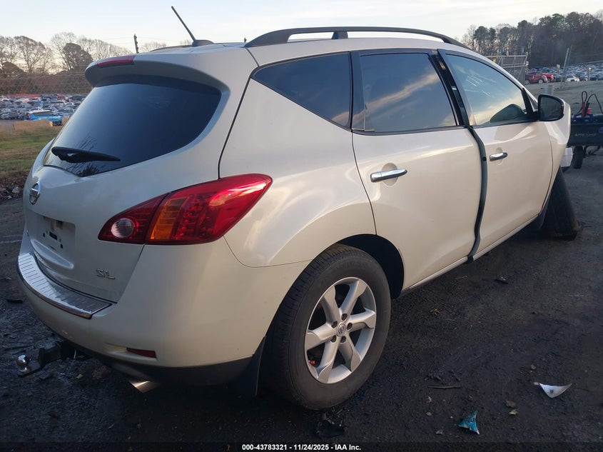 2009 Nissan Murano Sl VIN: JN8AZ18U89W022737 Lot: 43783321