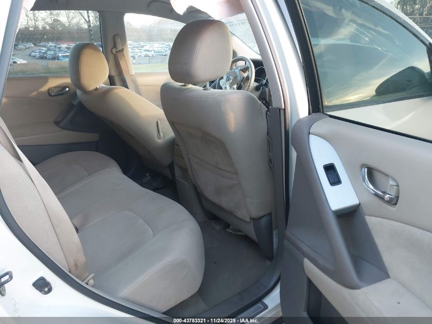 2009 Nissan Murano Sl VIN: JN8AZ18U89W022737 Lot: 43783321