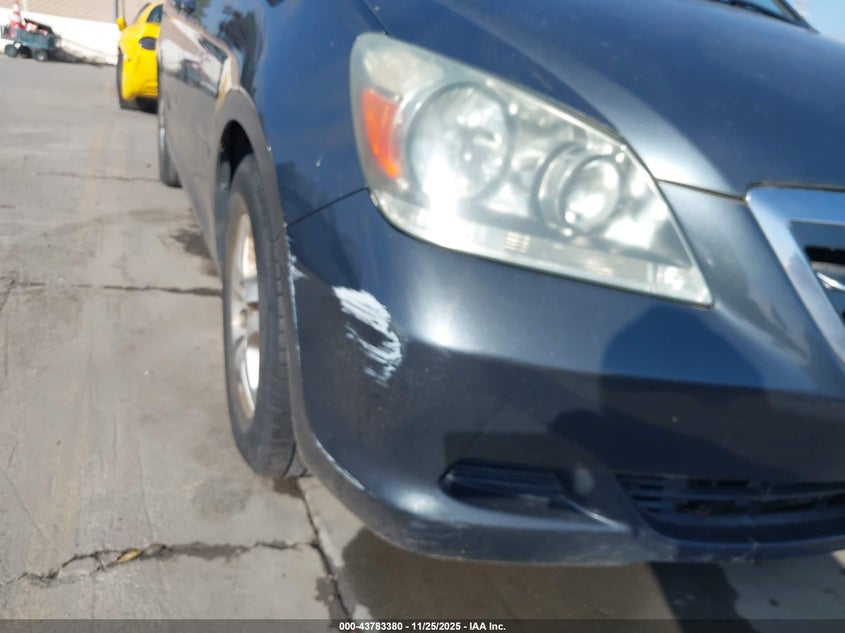 2005 Honda Odyssey Ex-L VIN: 5FNRL386X5B412931 Lot: 43783380