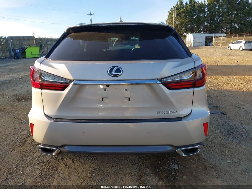 2018 Lexus Rx 350 VIN: 2T2BZMCA4JC140761 Lot: 43783386
