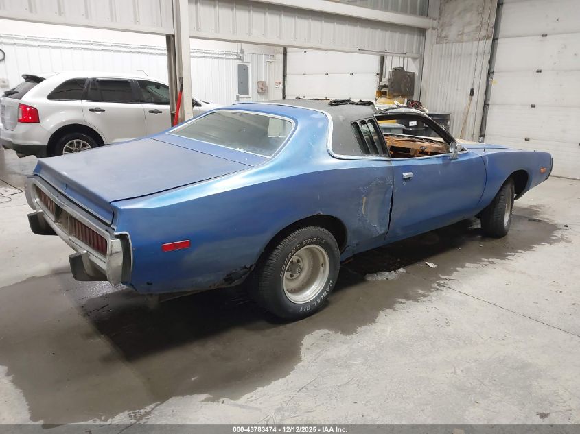 1973 Dodge Charger VIN: IP29P3A207449 Lot: 43783474