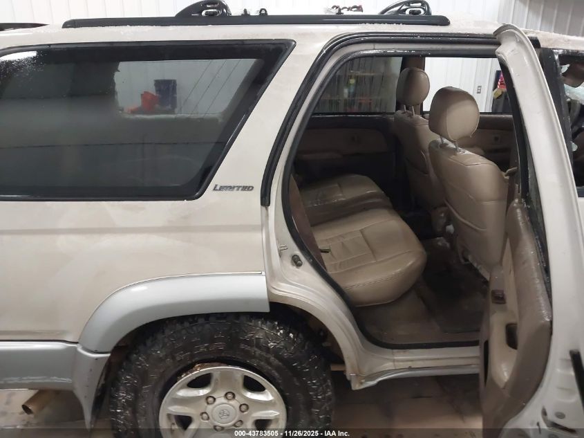 1999 Toyota 4Runner Limited V6 VIN: JT3HN87R3X0258888 Lot: 43783505