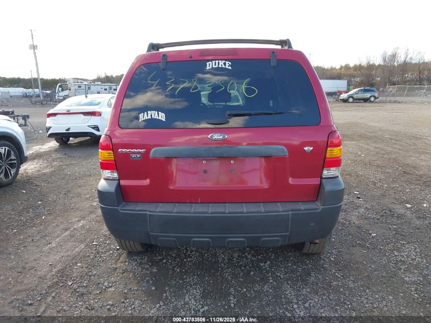 2006 Ford Escape VIN: 1FMYU93146KA72425 Lot: 43783506