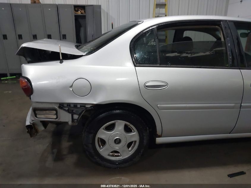 2001 Chevrolet Malibu Ls VIN: 1G1NE52J416124306 Lot: 43783521