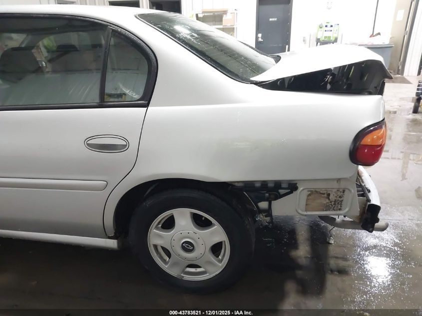 2001 Chevrolet Malibu Ls VIN: 1G1NE52J416124306 Lot: 43783521