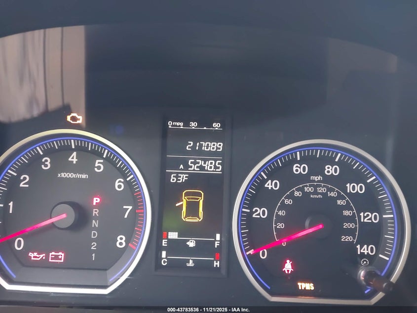 2009 Honda Cr-V Ex-L VIN: 5J6RE38799L011838 Lot: 43783536