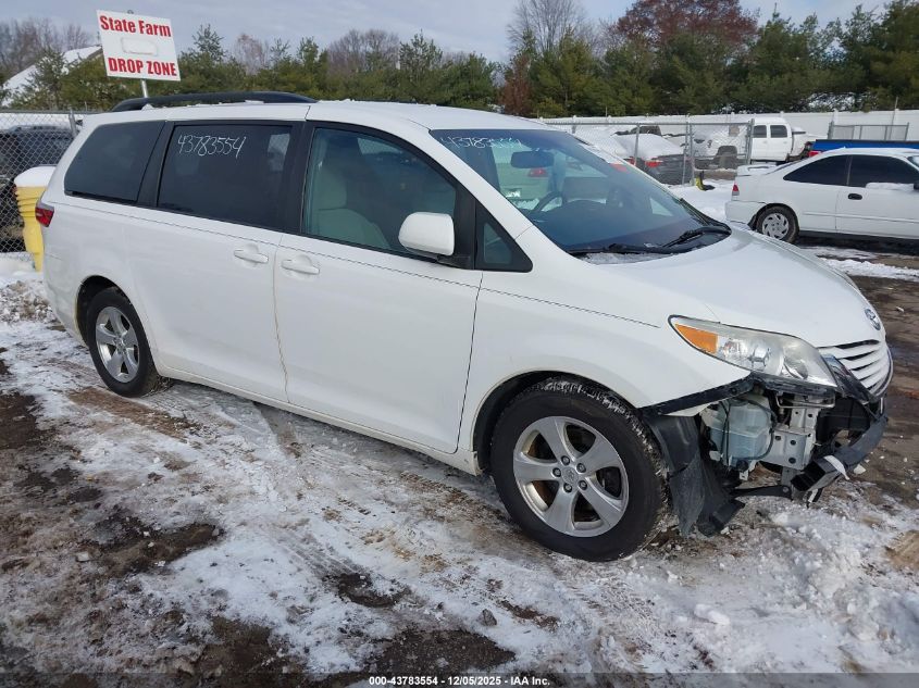 TOYOTA SIENNA LE 8 PASSENGER
