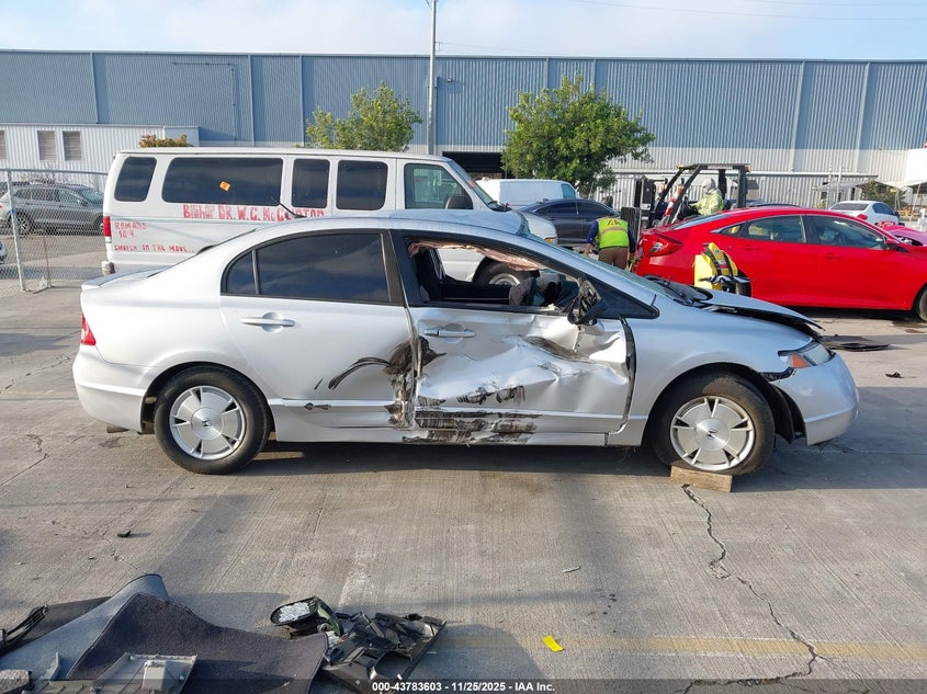 2007 Honda Civic Hybrid VIN: JHMFA36247S020329 Lot: 43783603