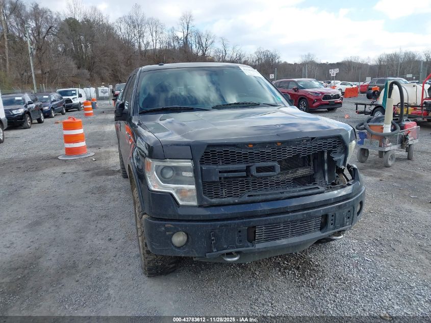 2013 Ford F-150 Limited VIN: 1FTFW1ET7DFC57497 Lot: 43783612