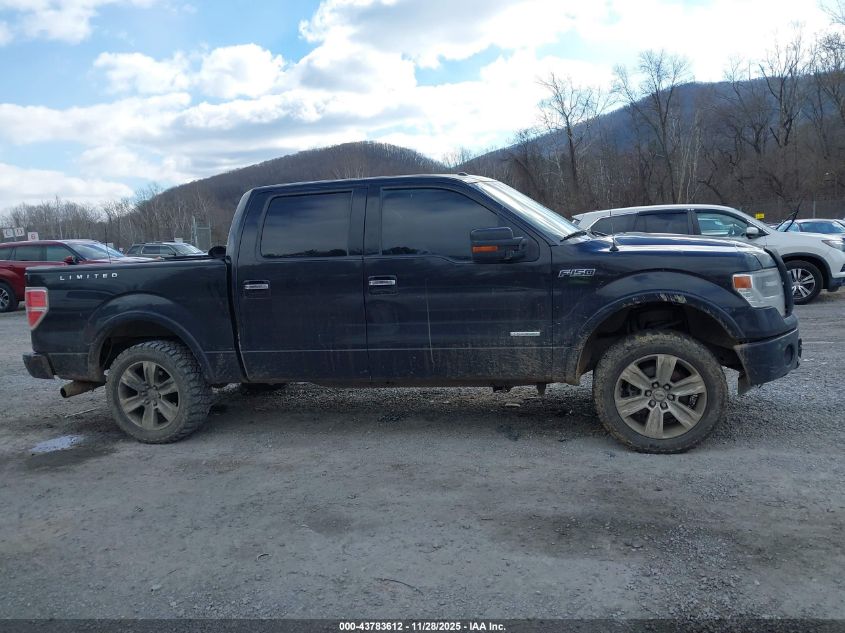 2013 Ford F-150 Limited VIN: 1FTFW1ET7DFC57497 Lot: 43783612
