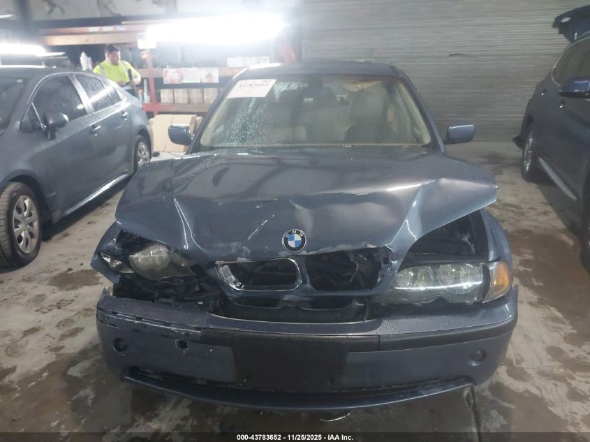 2003 BMW 325I VIN: WBAEV334X3KR25382 Lot: 43783652