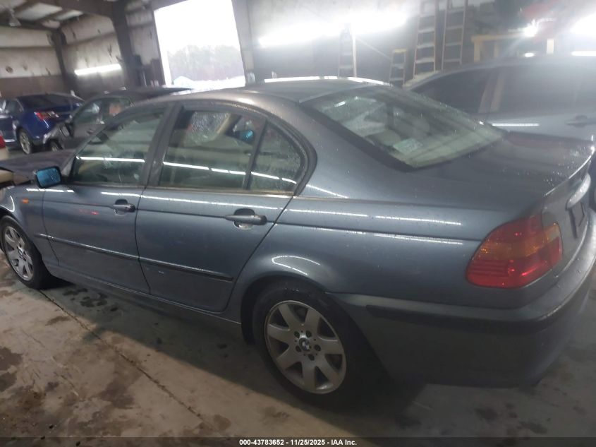 2003 BMW 325I VIN: WBAEV334X3KR25382 Lot: 43783652