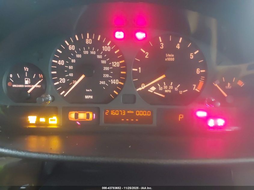 2003 BMW 325I VIN: WBAEV334X3KR25382 Lot: 43783652