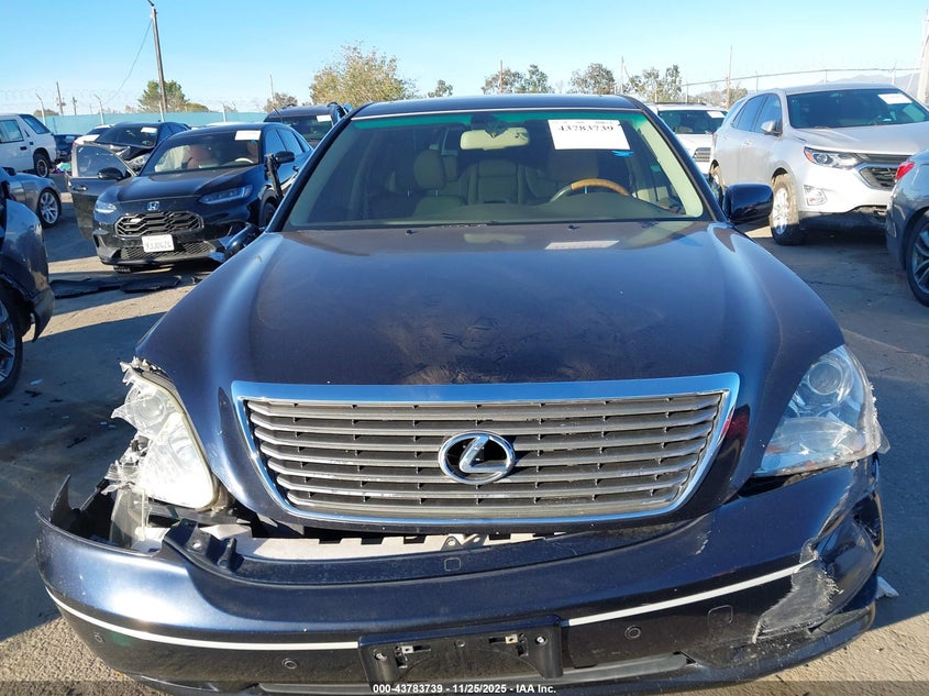 2005 Lexus Ls 430 VIN: JTHBN36F755022125 Lot: 43783739